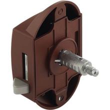 Hafele 225.24.113 - Espgn Psh Lock Rh/Lh W/Latch Pl Brn 25Mm