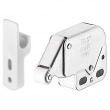 Hafele 245.54.710 - Mini-Latch St Nip/Pl Wh W/Scr