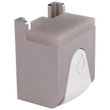 Hafele 284.04.644 - Kubic Lower Glass Supp Zn Nip/Wh Scr Mnt