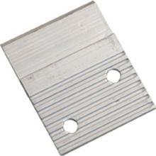 Hafele 290.11.038 - Panel Clip Rail W/Holes Alu Mill 5/8X144