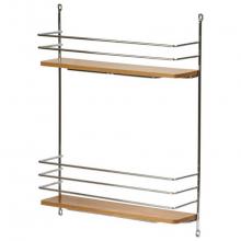Hafele 543.17.202 - Door Rack Chrome/Birch 14 1/4'' Ovl Bulk