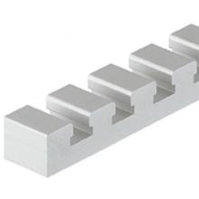 Hafele 575.11.903 - Vertical Grill Profile Aluminum