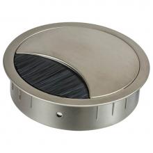 Hafele 631.31.014 - Grommet 2-Pc W/Brush Zi Sse 80 X 21Mm