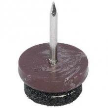 Hafele 650.21.124 - Furniture Glide Pl/Felt Brn 24Mm