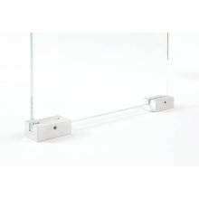 Hafele 774.44.930 - Cube Screen Holder For 3/8'' Panels An Al