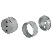 Hafele 803.51.757 - Wardrobe Rail Support Brass Nip 25Mm Dia