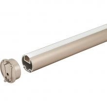 Hafele 830.28.711 - Wardrobe Tube W/Lens Alu Ni Matt