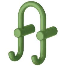 Hafele 842.84.072 - Wall Mtd Dbl Hook 165X87Mm Grnm