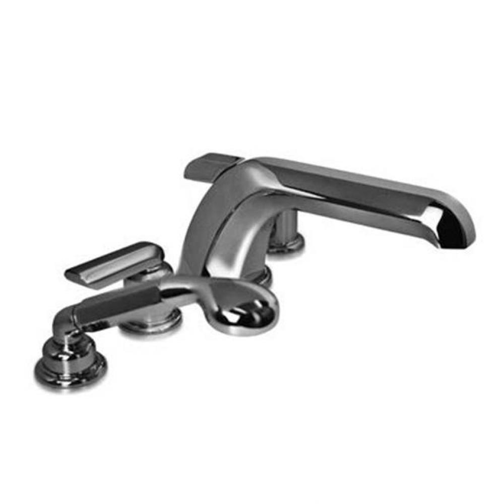 Bradford Deck Tub Set W/ Diverter In Spout W/ Hand