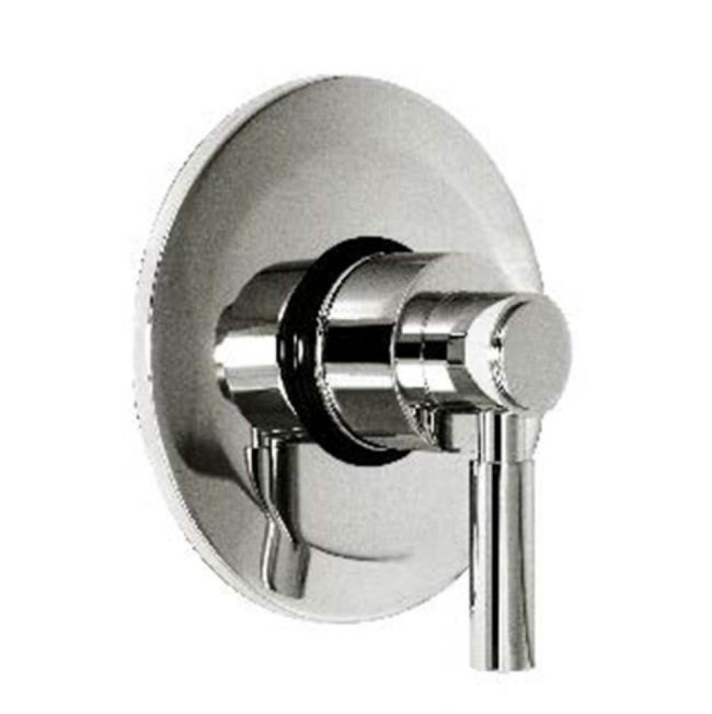 Metro - Thermostatic Trim With Dished Stamped Brass Plate And Single