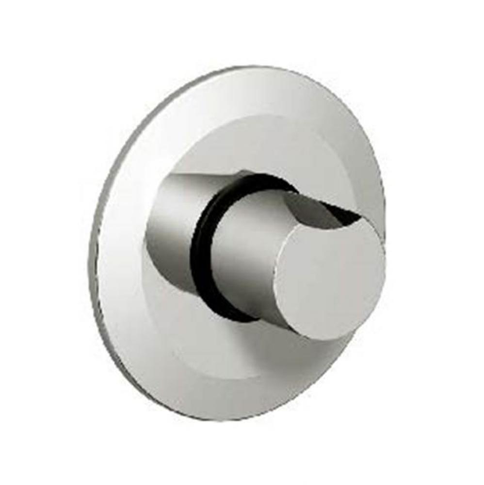 Metro - Thermostatic Trim With Dished Stamped Brass Plate And Single