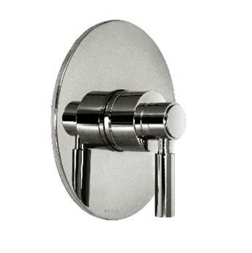 Metro Thermostatic Trim With Solid Brass Round Plate And Single