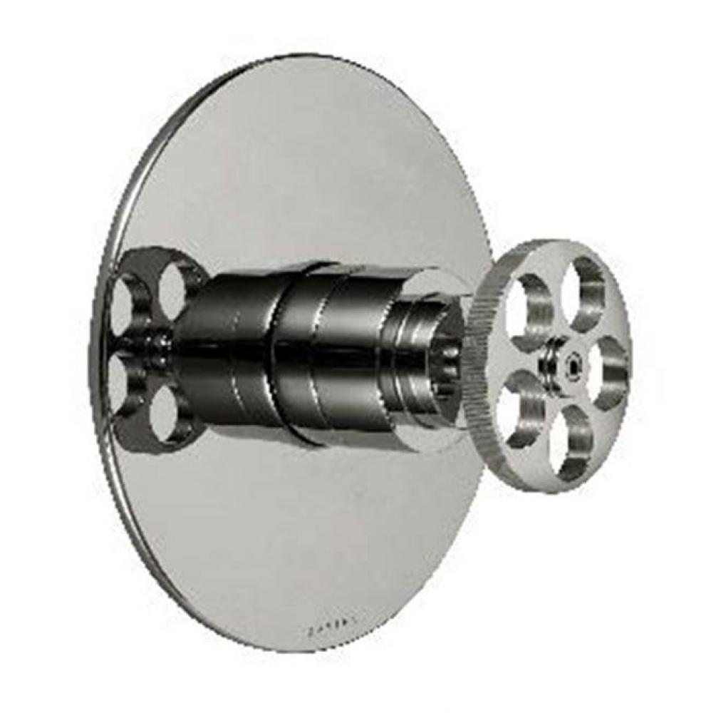 Metro Thermostatic Trim With Solid Brass Round Plate And Single