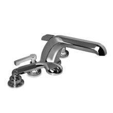 Harrington Brass Works 15-402-15L-026 - Chester Deck Tub Set W/ Diverter In Spout W/ Hand