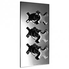 Harrington Brass Works 16-387N3T-16L-026 - Bradford-Thermostatic Trim With Solid Brass Square Plate With Three
