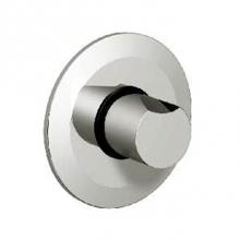 Harrington Brass Works 17-388N3T-17N-026 - Metro - Thermostatic Trim With Dished Stamped Brass Plate And Single