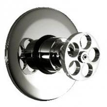 Harrington Brass Works 17-388N3T-17W-GRP2 - Metro - Thermostatic Trim With Dished Stamped Brass Plate And Single