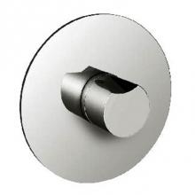 Harrington Brass Works 17-388N4T-17N-GRP2 - Metro Thermostatic Trim With Solid Brass Round Plate And Single