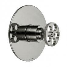 Harrington Brass Works 17-388N4T-17W-026 - Metro Thermostatic Trim With Solid Brass Round Plate And Single