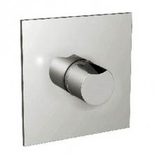 Harrington Brass Works 17-388N5T-17N-026 - Metro Thermostatic Trim With Solid Brass Square Plate And Single