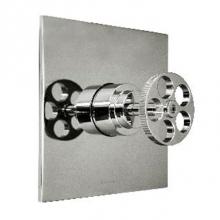 Harrington Brass Works 17-388N5T-17W-026 - Metro Thermostatic Trim With Solid Brass Square Plate And Single