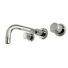 Harrington Brass Works 17-777T-17N-GR2 - Metro Wall Mounted Widespread Lavatory Faucet.Drain Not
