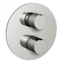 Harrington Brass Works 18-386N3T-18N-026 - Toro-Thermostatic Trim With Solid Brass Round Plate With Two