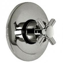 Harrington Brass Works 18-388N3T-18-026 - Toro - Thermostatic Trim With Dished Stamped Brass Plate And Single