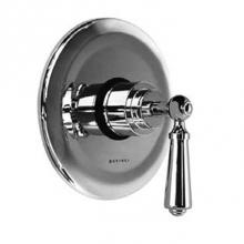 Harrington Brass Works 20-388N3T-56-GRP2 - Victorian - Thermostatic Trim With Dished Stamped Brass Plate And Single