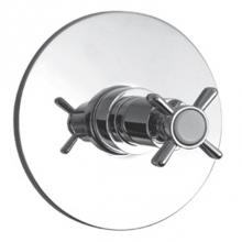 Harrington Brass Works 20-388N4T-59-GRP2 - Victorian Thermostatic Trim With Solid Brass Round Plate And Single