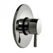 Harrington Brass Works 27-388N3T-27L-026 - Retro - Thermostatic Trim With Dished Stamped Brass Plate And Single