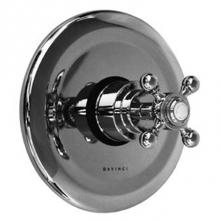 Harrington Brass Works 32-388N3T-20-026 - Chelsea - Thermostatic Trim With Dished Stamped Brass Plate And Single