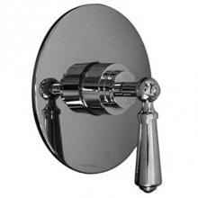 Harrington Brass Works 32-388N4T-56-GRP2 - Chelsea Thermostatic Trim With Solid Brass Round Plate And Single