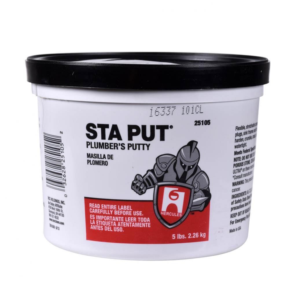 5 Lb Sta-Put Plumbers Putty