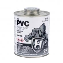 Hercules 60220 - 1 Qt Gray Pvc Plastic Pipe Cement
