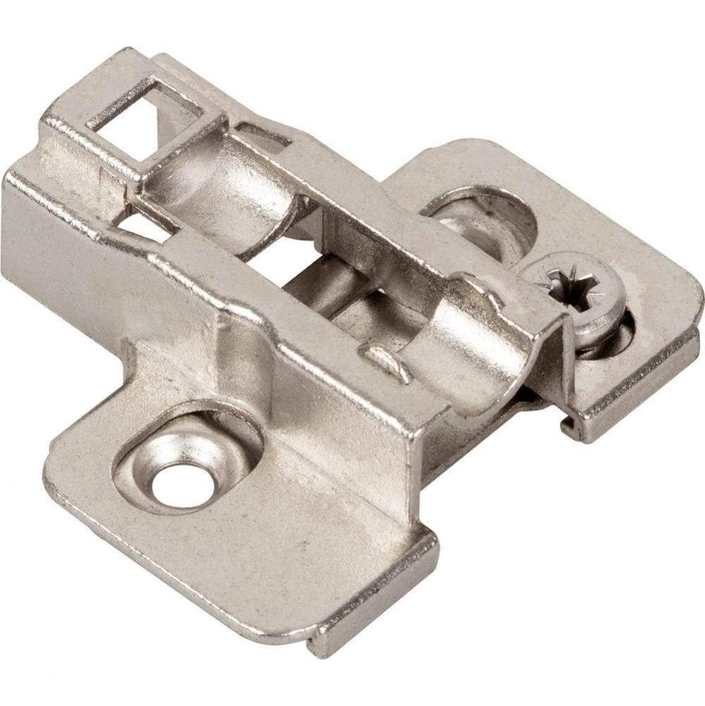 Heavy Duty 9 mm Cam Adj Zinc Die Cast Plate with Euro Screws for 700, 725, 900 and 1750 Series Eur
