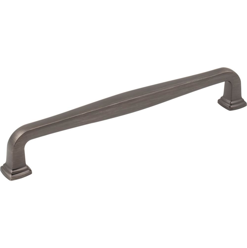 192 mm Center-to-Center Brushed Pewter Fontana Cabinet Pull