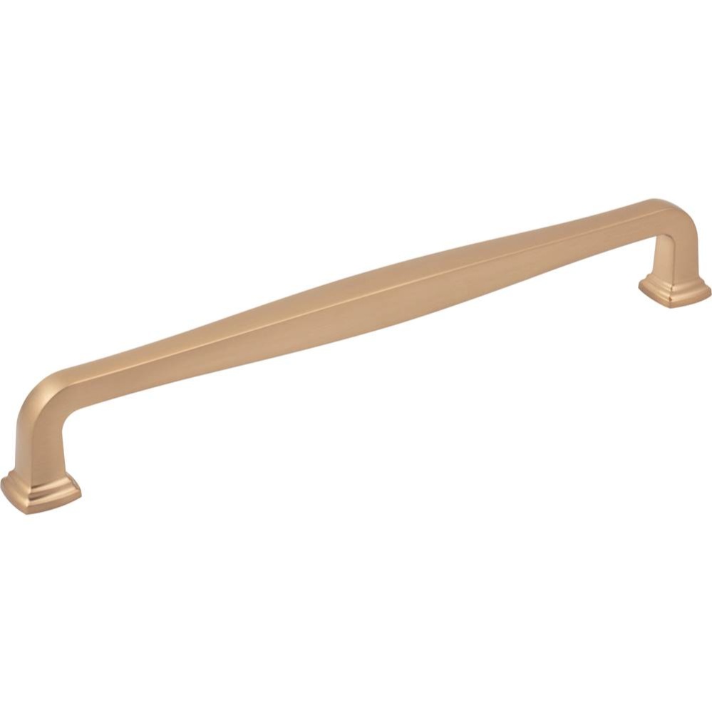 224 mm Center-to-Center Satin Bronze Fontana Cabinet Pull