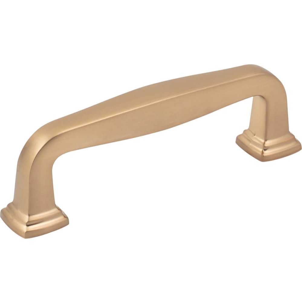 96 mm Center-to-Center Satin Bronze Fontana Cabinet Pull