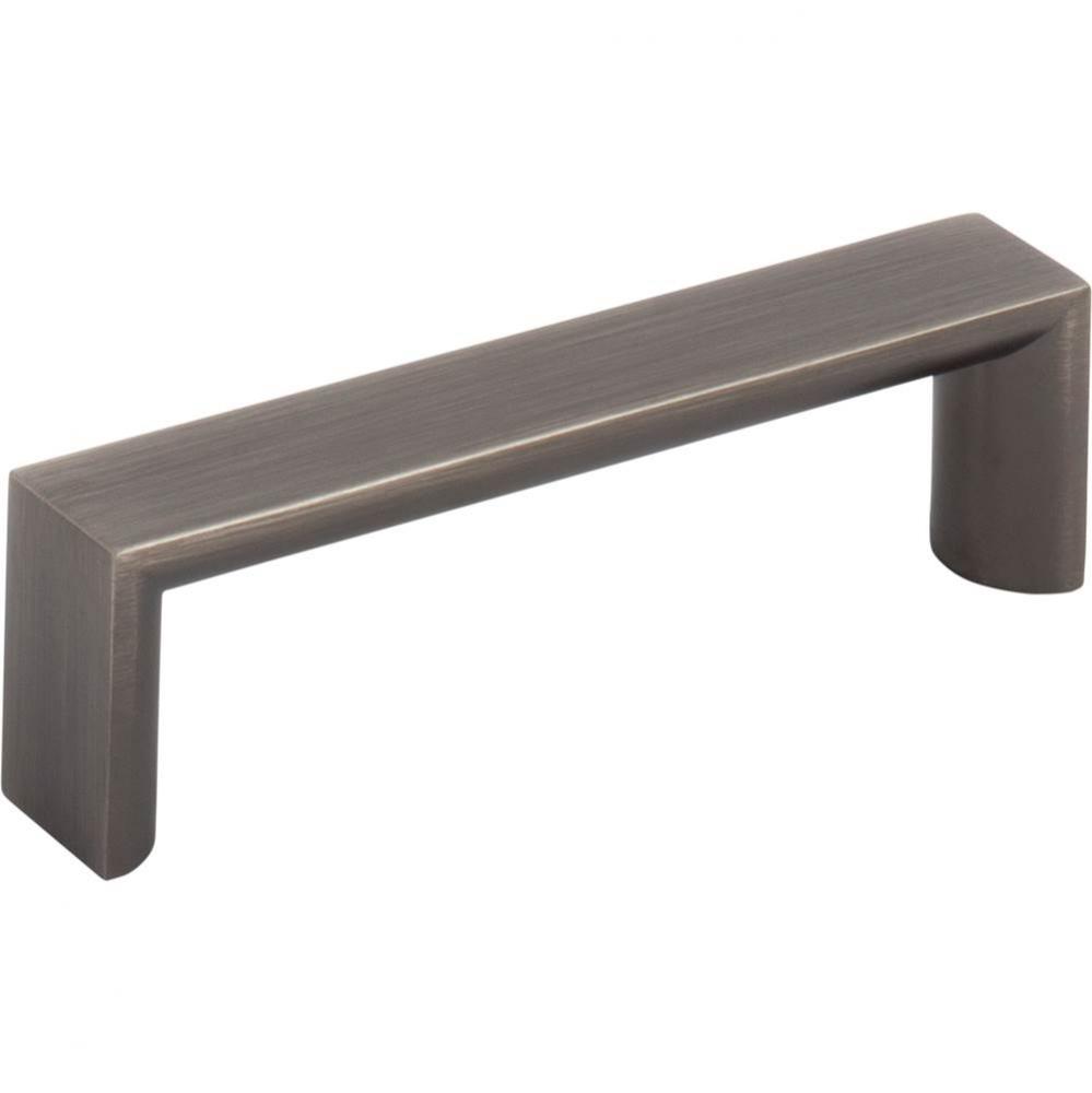 96 mm Center-to-Center Brushed Pewter Walker 1 Cabinet Pull