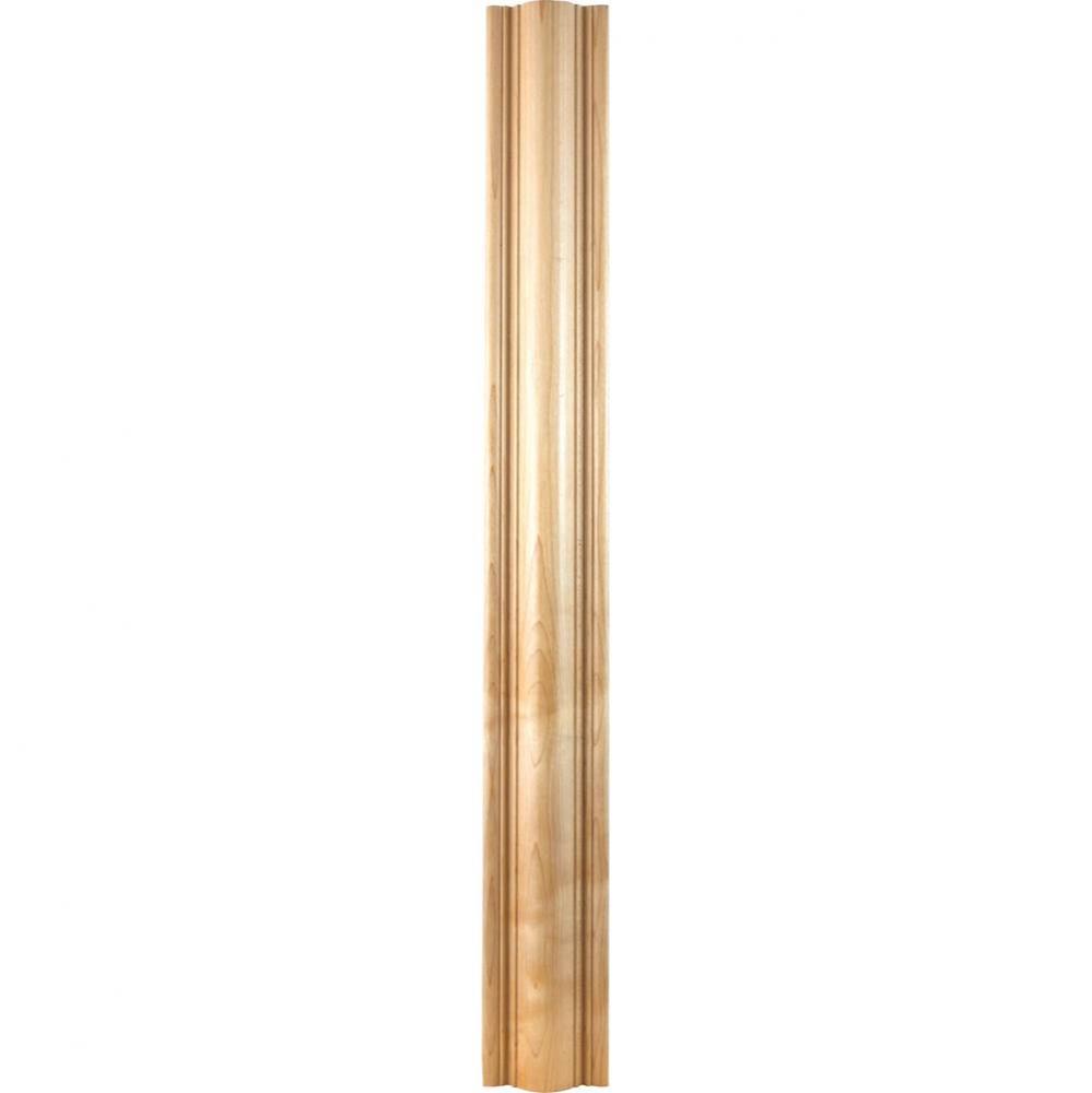 3/4'' D x 2-3/4'' H Poplar Radius Corner Moulding