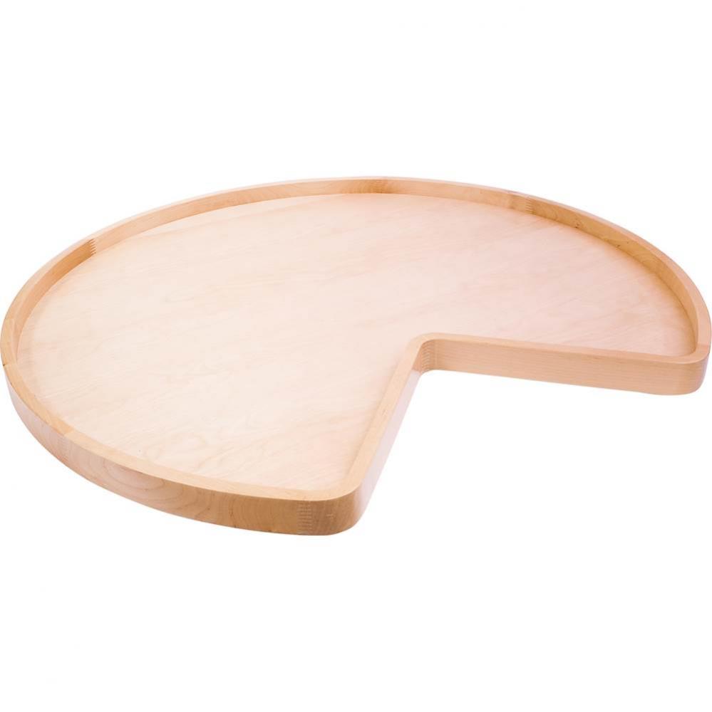 24'' Kidney Wood Lazy Susan Shelf