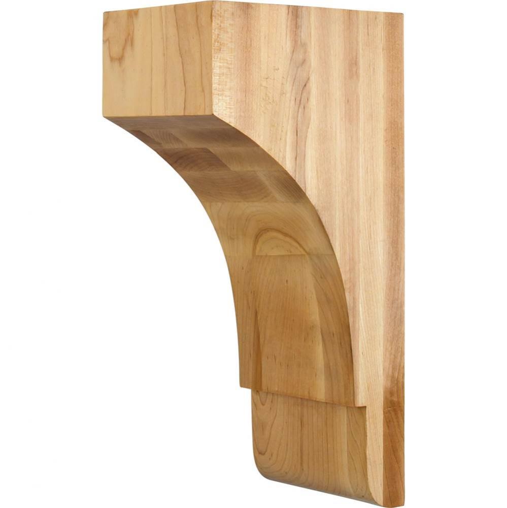 5'' W x 7'' D x 14'' H Alder Minimalist Corbel