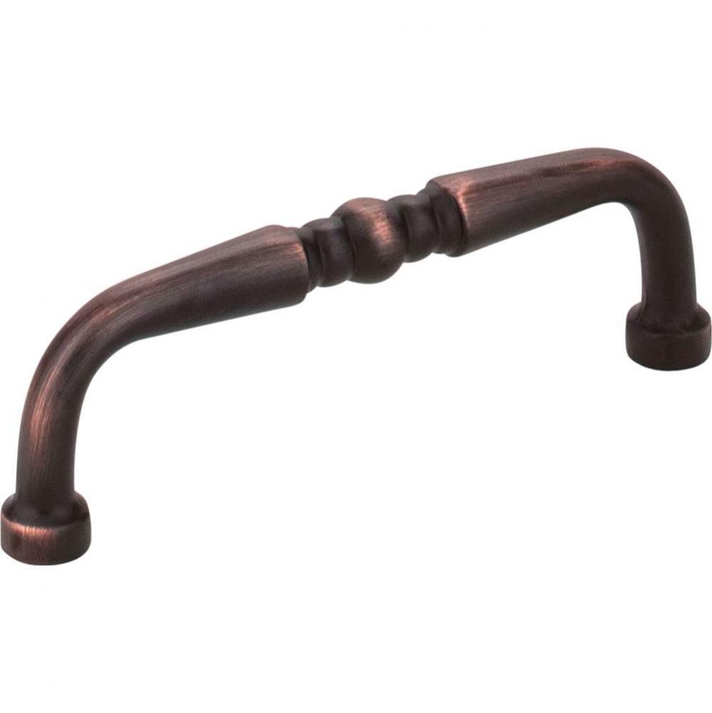 3'' Center-to-Center Brushed Oil Rubbed Bronze Madison Cabinet Pull