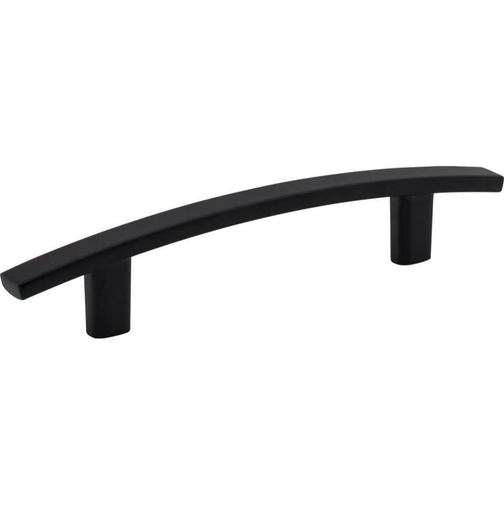 96 mm Center-to-Center Matte Black Square Thatcher Cabinet Bar Pull