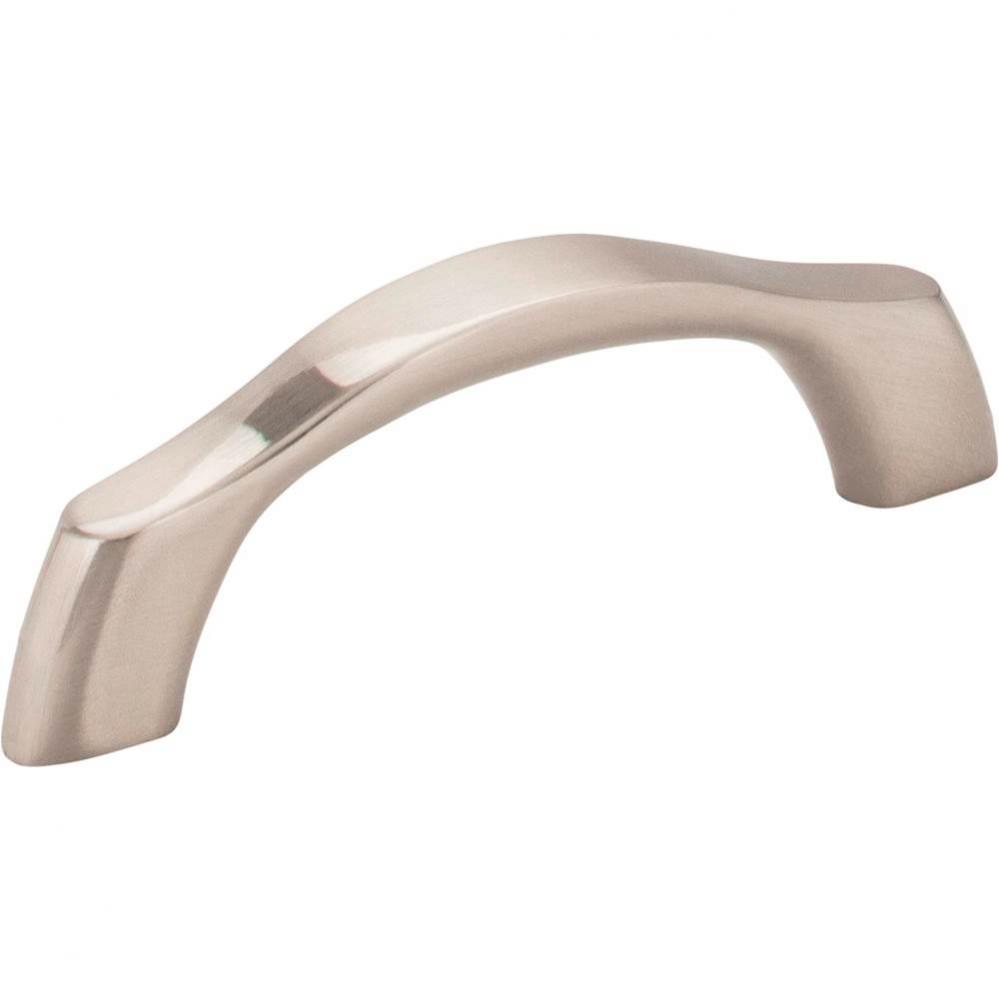 3'' Center-to-Center Satin Nickel Aiden Cabinet Pull