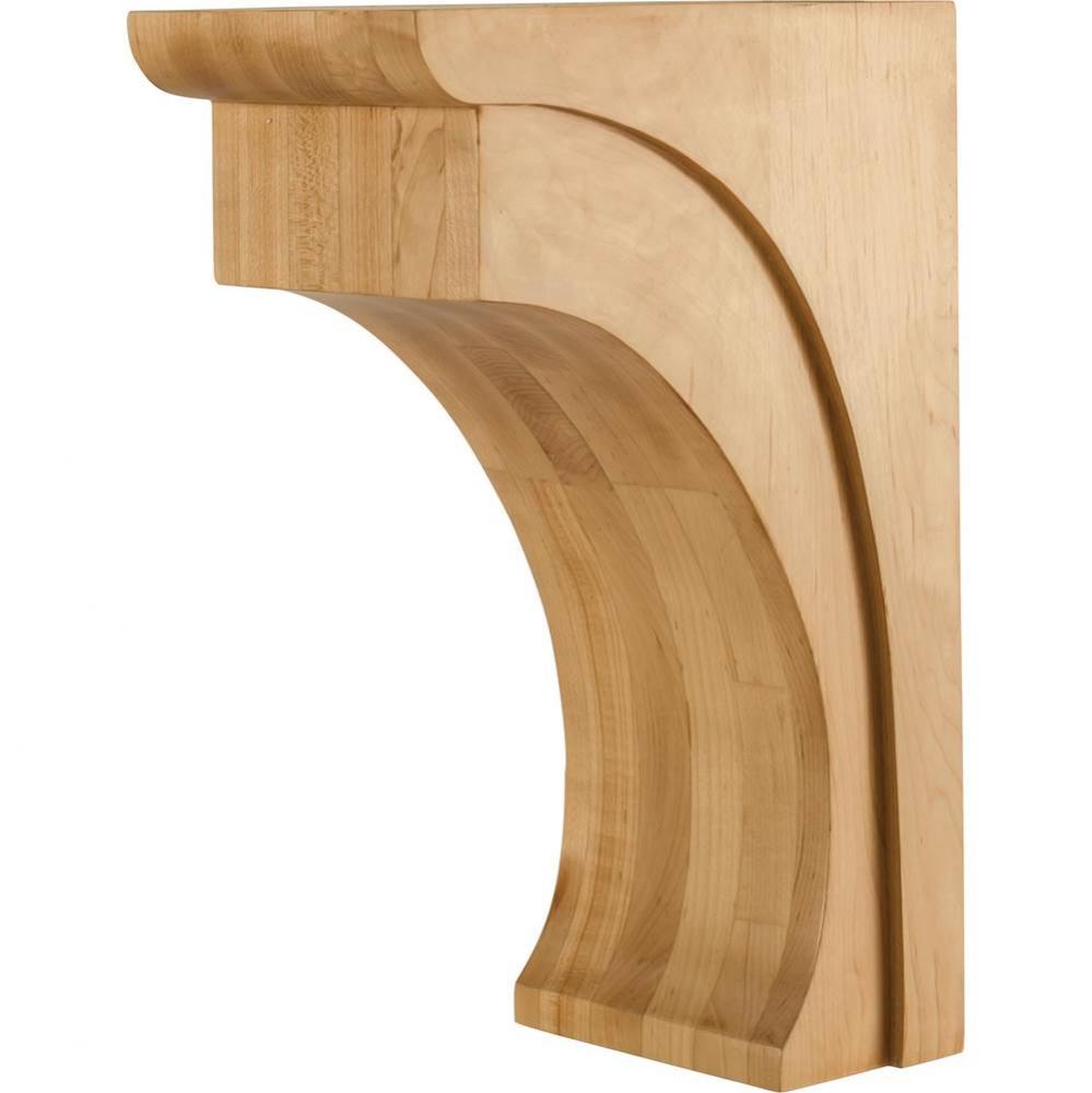 5'' W x 8'' D x 12'' H Rubberwood Cove Corbel