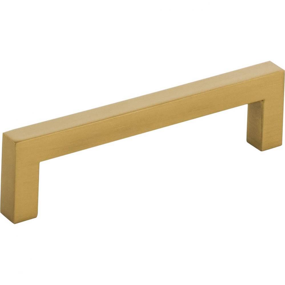 96 mm Center-to-Center Satin Bronze Square Stanton Cabinet Bar Pull