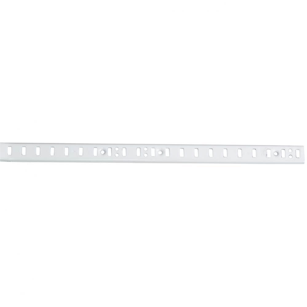 96'' White Single-Track Shelf Standard
