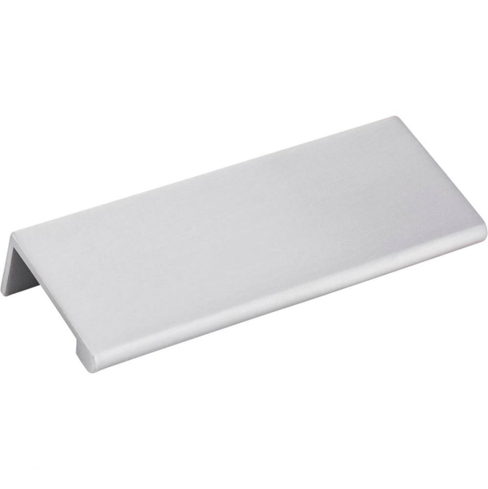4'' Overall Length Brushed Chrome Edgefield Cabinet Tab Pull
